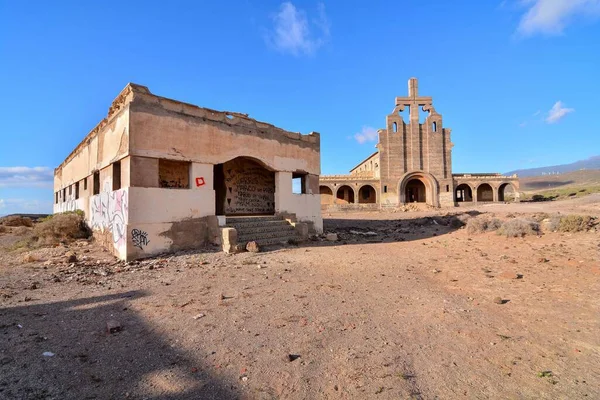 Old Abandoned Houses Canary Islands Tenerife Spain — Stok fotoğraf