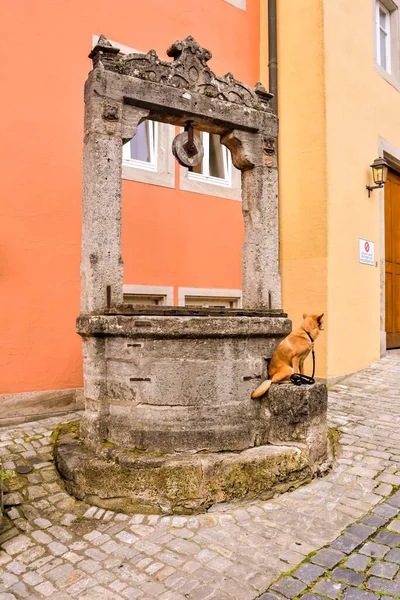 Old Well Old Town City Italy — Stock fotografie