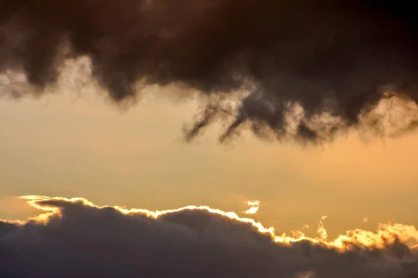 Céu Bonito Com Nuvens Fundo Natureza — Fotografia de Stock