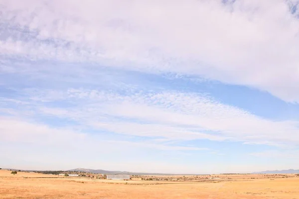 Beautiful Landscape Desert Cloudy Sky — Foto de Stock