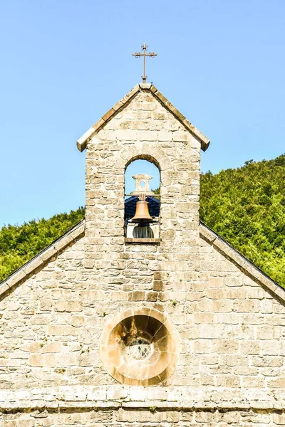 Facade Ancient Church Spain — Foto Stock