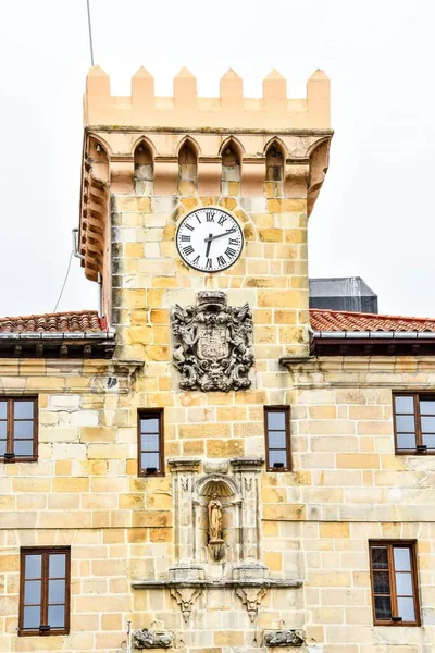 Old Clock Tower City Spain — Stock Fotó