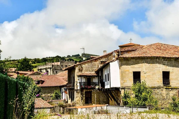 Old Houses Spanish Village — 스톡 사진