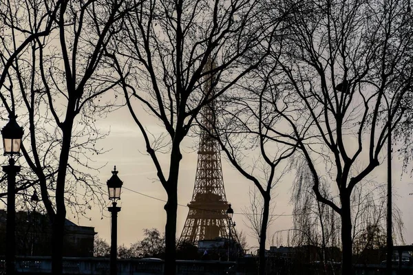 Eiffeltårnet Paris Frankrig - Stock-foto