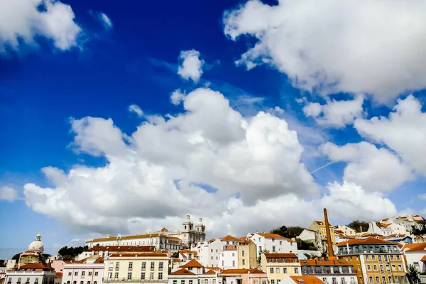Hermosa Vista Ciudad Lisboa Portugal — Foto de Stock