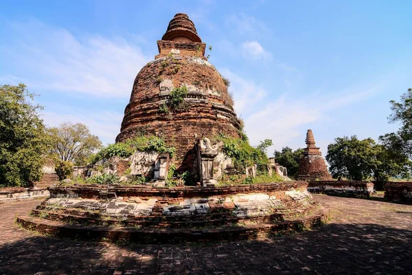 Uitzicht Een Oude Tempel Thailand — Stockfoto