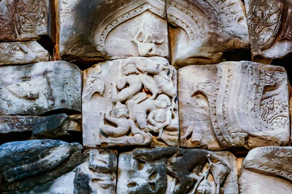 カンボジアのアンコールワット寺院は — ストック写真