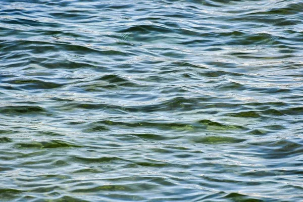 Vista Textura Superficie Del Agua Mar — Foto de Stock