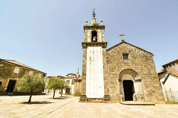 Dettaglio Della Città Confine Fortaleza Valenca Tra Spagna Portogallo — Foto Stock