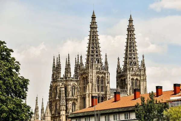 Catedral Burgos Unesco Patrimonio Humanidad — Foto de Stock