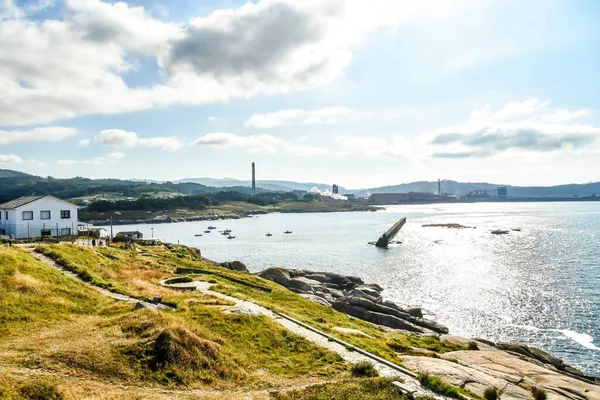 Vacker Utsikt Över Havet Kusten — Stockfoto