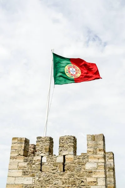 Uitzicht Vlaggen Van Portugal — Stockfoto