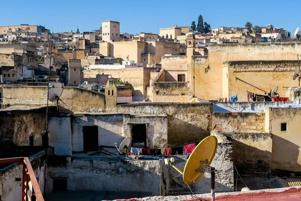 Vue Sur Ville Chefchaouen Maroc — Photo