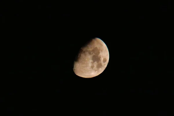 Luna Nel Cielo Notturno — Foto Stock