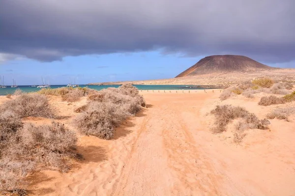 Прекрасный Вид Пустыню — стоковое фото