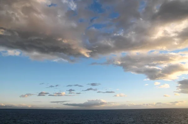 Belo Pôr Sol Sobre Mar — Fotografia de Stock