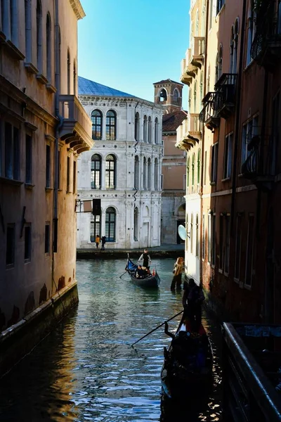 Venedig Italien Utsikt Över Den Stora Kanalen Den Gamla Staden — Stockfoto
