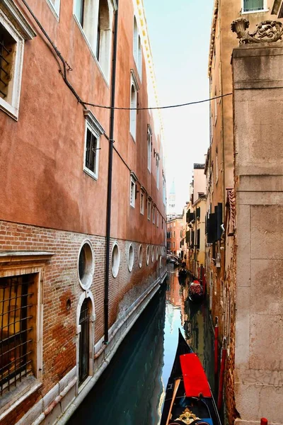 Venedig Italien Utsikt Över Kanalen Gamla Stan — Stockfoto