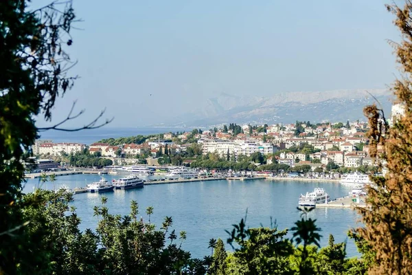 Vista Sulla Città Montenegro — Foto Stock