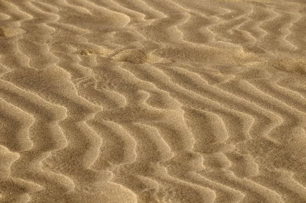Κυματιστή Υφή Άμμου Αφηρημένο Φόντο — Φωτογραφία Αρχείου