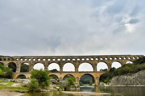 Římský Akvadukt Římě Itálie — Stock fotografie