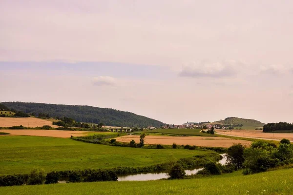 Hermosa Vista Del Campo Naturaleza — Foto de Stock