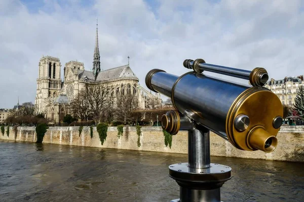 Notre Dame Cathedral Paris Francia —  Fotos de Stock