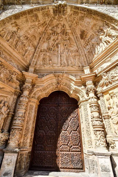 Astorga Castilla León España Agosto 2020 Entrada Principal Catedral Astorga —  Fotos de Stock