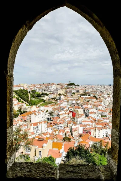 Vista Aérea Ciudad Lisbon Portugal — Foto de Stock