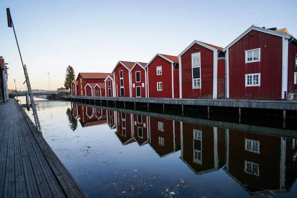 Wooden Houses Village — Stock Photo, Image