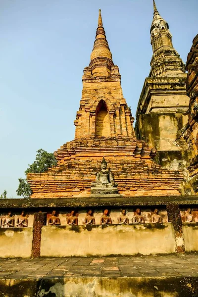 Tempelruïnes Stad Thailand — Stockfoto