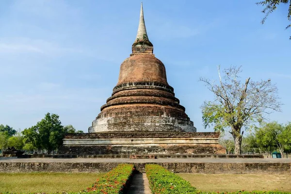 Uitzicht Oude Tempel Thailand — Stockfoto