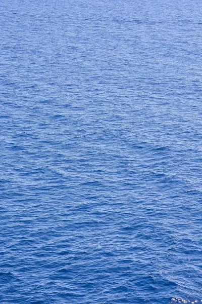Blå Vatten Bakgrund Havsvågor — Stockfoto