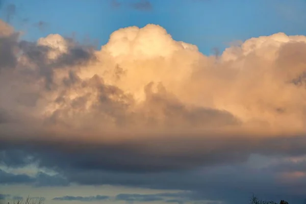 Lucht Wolken Foto Als Achtergrond Digitale Afbeelding — Stockfoto