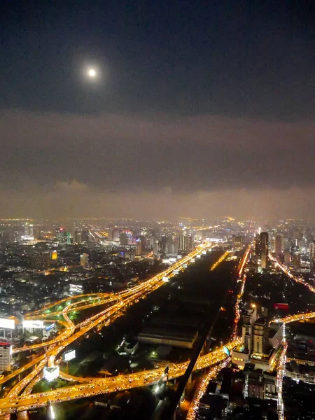 Miasto Nocy Piękne Zdjęcie Cyfrowe — Zdjęcie stockowe