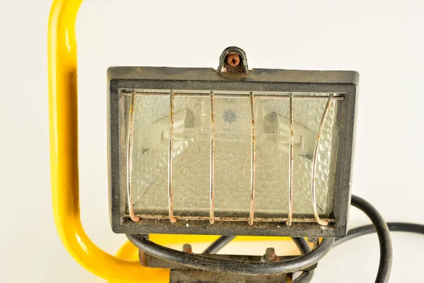 Close-up of incandescent light Object on a White Background