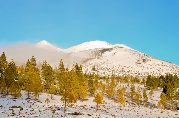 Paesaggio Invernale Sull Alta Montagna — Foto Stock