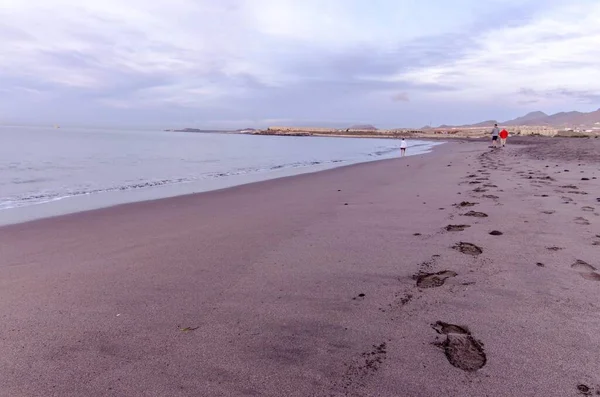 Plage Vague Heure Lever Soleil Tenerifeîles Canaries Espagne — Photo