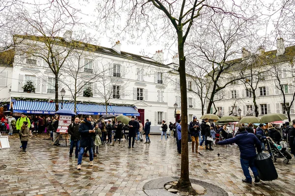 Imagem Editorial Sacre Coeur Montmartre Paris City Tirada 2018 — Fotografia de Stock