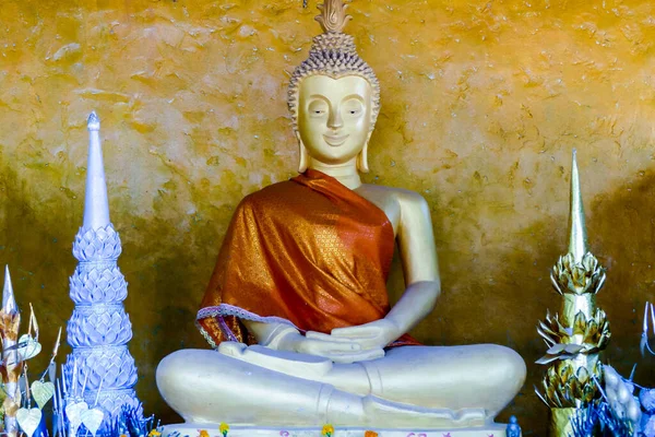 Buddha Szobor Thaiföldön Gyönyörű Fotó Digitális Kép — Stock Fotó