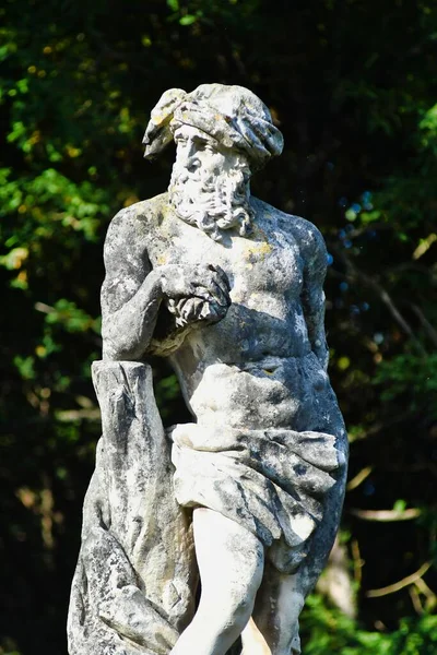 Estátua Pedra Homem Parque — Fotografia de Stock