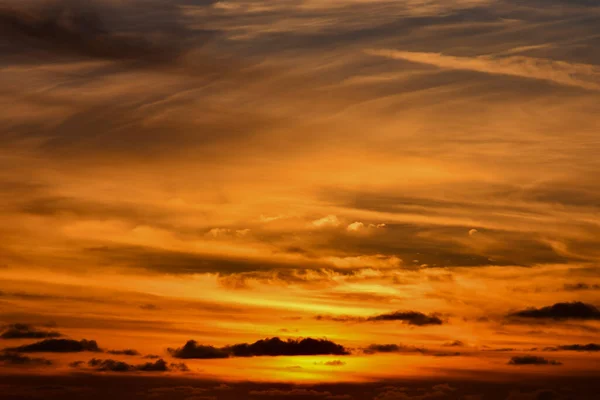 Фотографія Красивого Кольорового Заходу Сонця — стокове фото