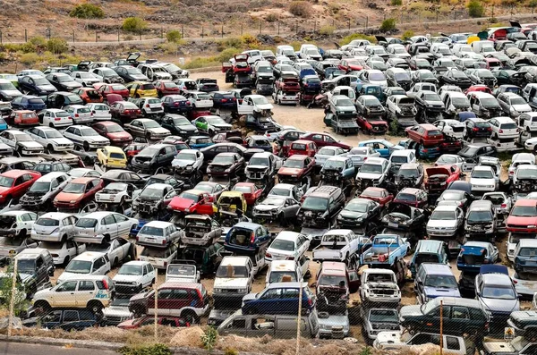 View Car Crash Parking — Foto de Stock