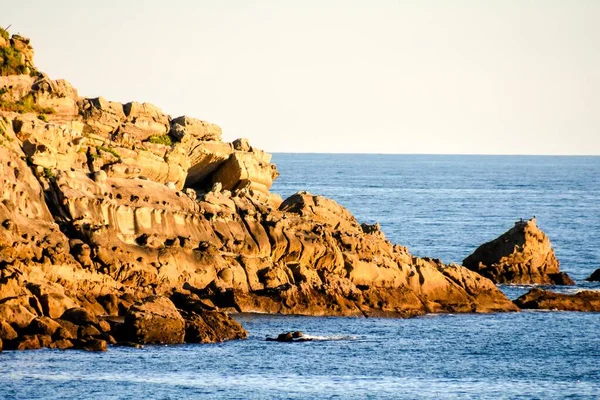 Costa Rocciosa Dell Oceano Atlantico Portogallo — Foto Stock