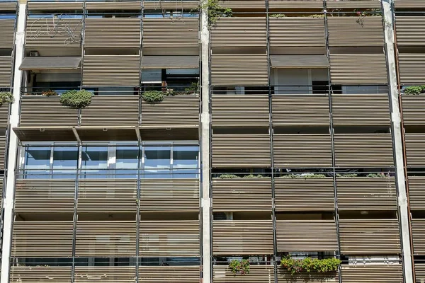 Modern Office Building Windows Sunny Day — Fotografia de Stock