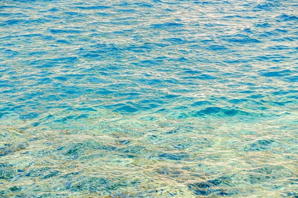Sea Waves Texture Background Wallpaper Blue Water — Stok fotoğraf