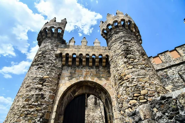 Ponferrada Castile Leon Spain September 2014 Entrance 12Th Century Templar — Fotografia de Stock