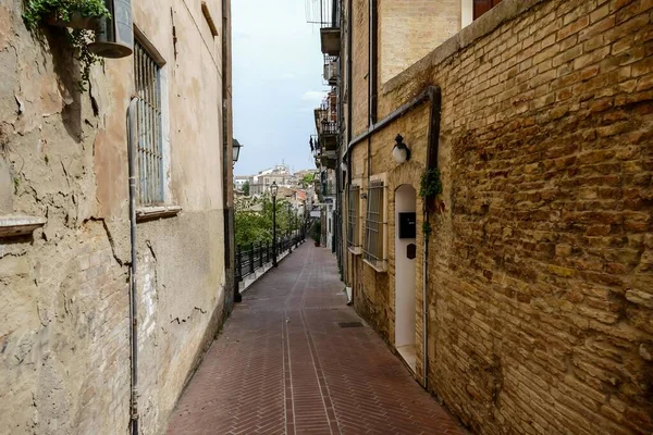 View Narrow Street Old Town — 스톡 사진