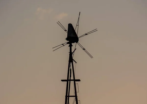 Windmill Farm Traditional Countryside Landscape — Stock Photo, Image