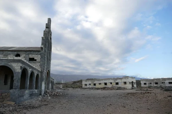 Abandoned Buildings Tenerife Canary Islands Spain — Stok fotoğraf